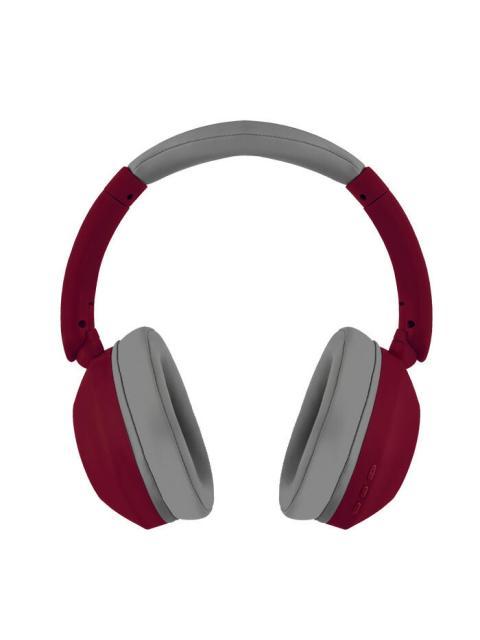 PERFECT CHOICE AUDIFONOS SOUNDIA BLUETOOTH INALAMBRICO USB-C ROJO - Imagen 5