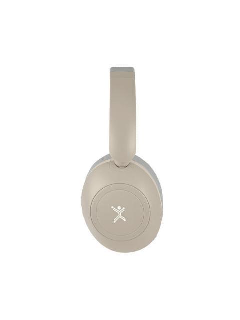 PERFECT CHOICE AUDIFONOS SOUNDIA BLUETOOTH INALAMBRICO USB-C TAUPE - Imagen 4