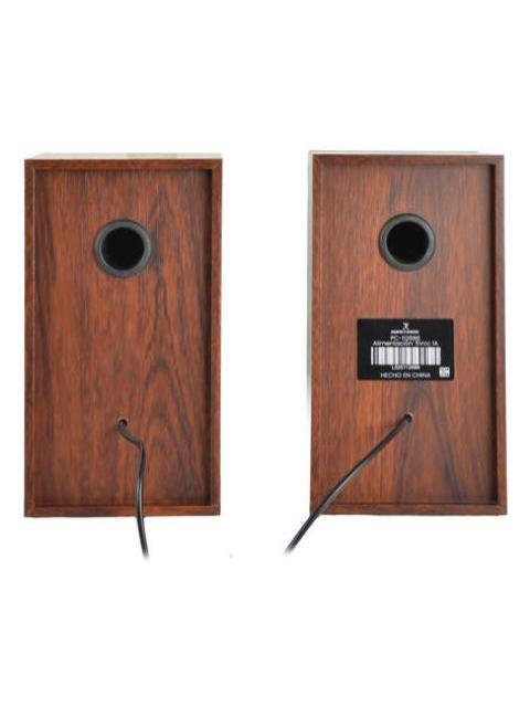 PERFECT CHOICE BOCINA PARA COMPUTADORA MERIDIAN ALAMBRICO 2.0 CANALES 10W RMS 2 PIEZAS - Imagen 3