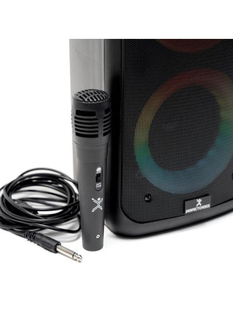 PERFECT CHOICE BOCINA PC-113232 BLUETOOTH ALAMBRICO-INALAMBRICO 20W RMS 400 W PMPO USB-C NEGRO - INCLUYE MICROFONO - Imagen 3