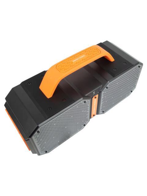 PERFECT CHOICE BOCINA PORTATIL GOLIAT BLUETOOTH INALAMBRICO 50W RMS NEGRO-NARANJA - RESISTENTE AL AGUA - Imagen 3