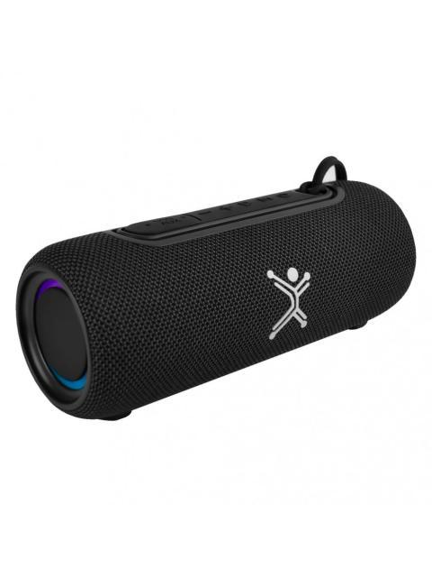 PERFECT CHOICE BOCINA PORTATIL LUMINO BLUETOOTH INALAMBRICO 20W RMS NEGRO - Imagen 2