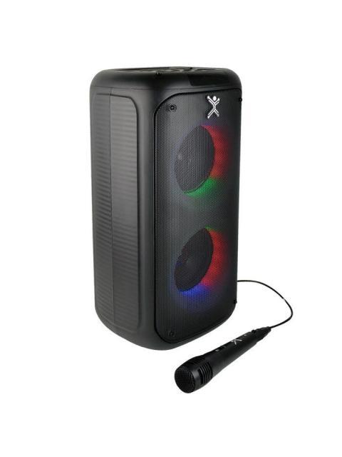 PERFECT CHOICE BOCINA PORTATIL MINIGLOW BLUETOOTH INALAMBRICO 30W RMS 2000W PMPO NEGRO - Imagen 2
