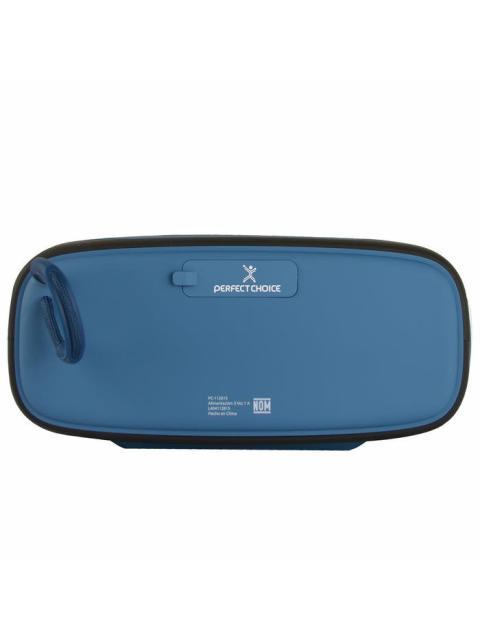 PERFECT CHOICE BOCINA PORTATIL OUTDOORS LITE BLUETOOTH INALAMBRICO 16W RMS USB-C NEGRO-AZUL - INCLUYE MICROFONO - Imagen 4
