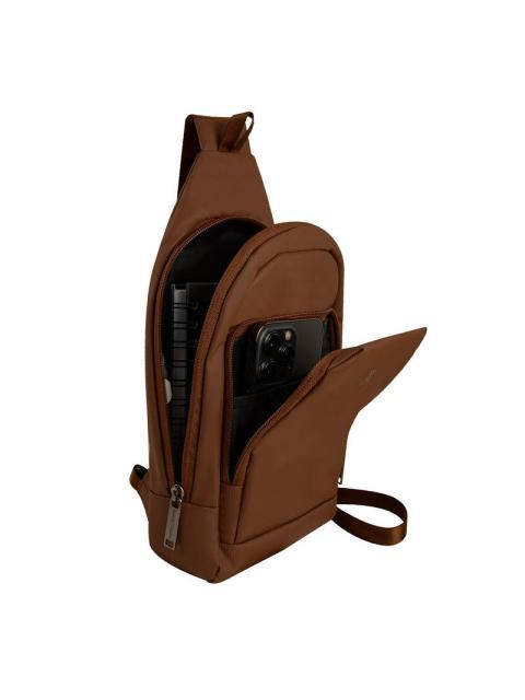 PERFECT CHOICE BOLSO CRUZADO DE POLIESTER PC-085027 19 X 13 X 28.8 CM AVELLANA - Imagen 6