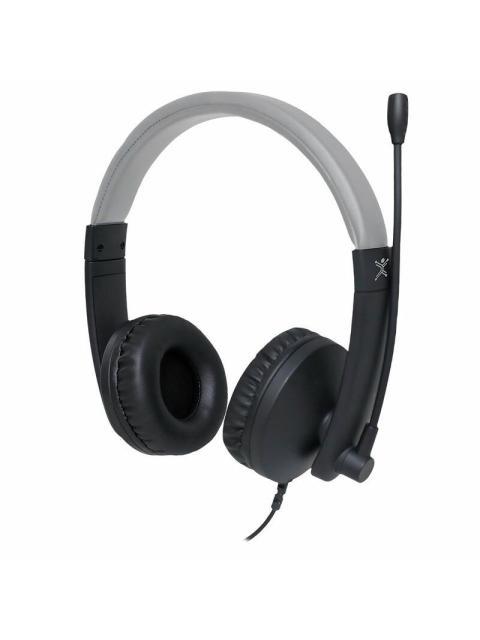 PERFECT CHOICE DIADEMA CON MICROFONO LOUDY ALAMBRICO USB NEGRO-GRIS - Imagen 2