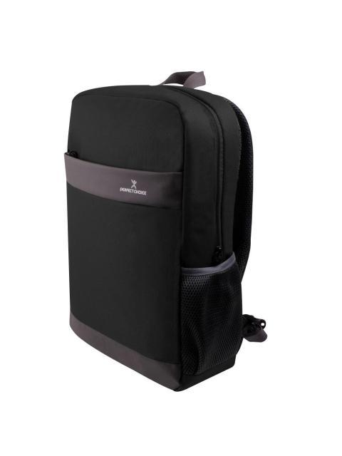 PERFECT CHOICE MOCHILA DE POLIESTER BOLD PARA LAPTOP 15.6 NEGRO - Imagen 2