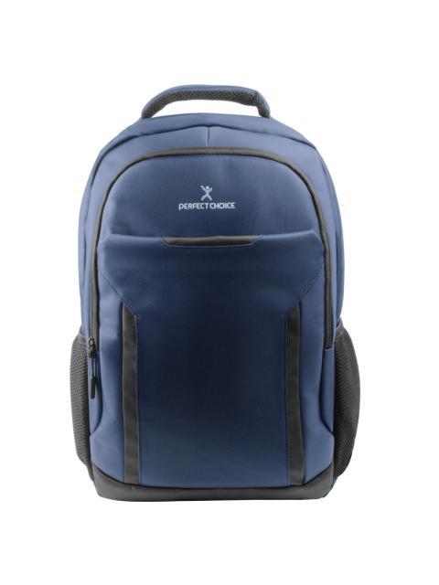 PERFECT CHOICE MOCHILA DE POLIESTER FOLK PARA LAPTOP 15.6 AZUL - Imagen 2