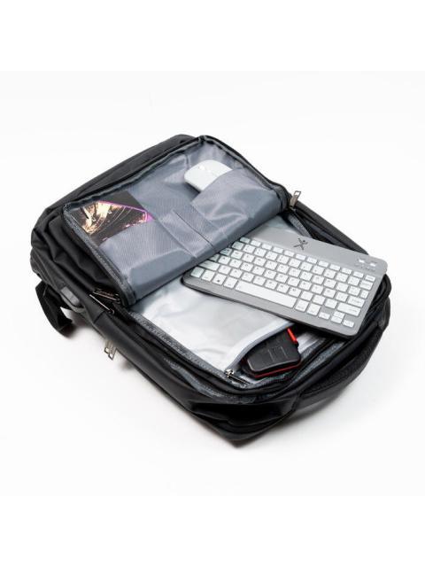 PERFECT CHOICE MOCHILA DE POLIESTER NEBLUM PARA LAPTOP 17 NEGRO - Imagen 4