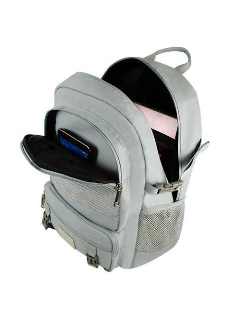 PERFECT CHOICE MOCHILA DE POLIESTER NOMAD PARA LAPTOP 17 GRIS - Imagen 3