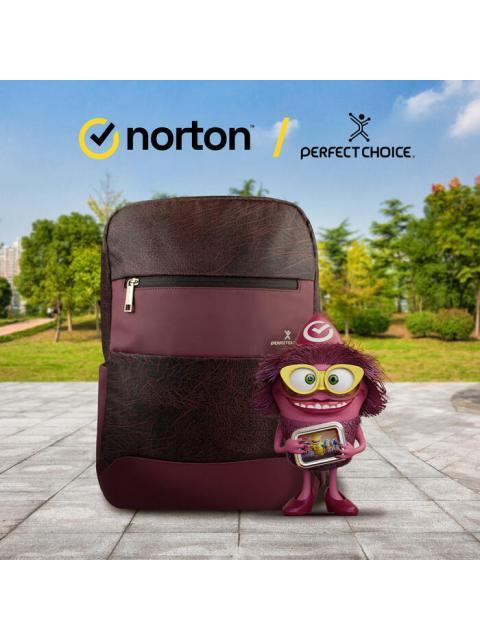 PERFECT CHOICE MOCHILA DE POLIESTER PHENIX PARA LAPTOP 17 TINTO - Imagen 5