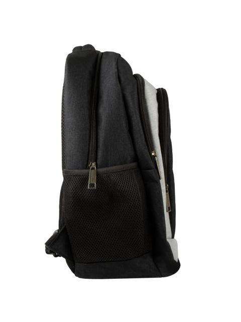PERFECT CHOICE MOCHILA DE POLIESTER SHARP PARA LAPTOP 17 NEGRO-GRIS - Imagen 3