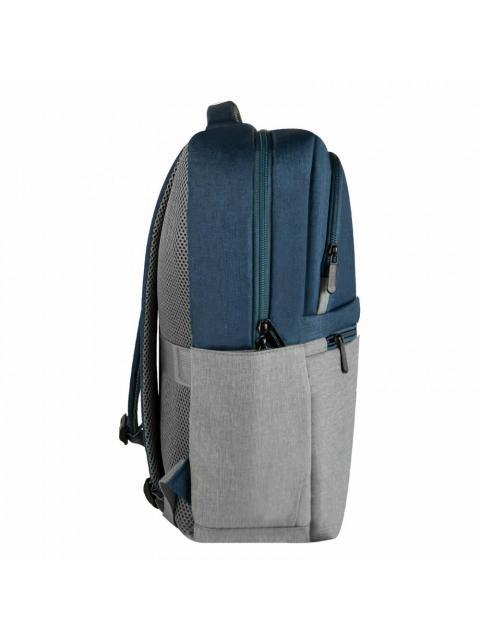 PERFECT CHOICE MOCHILA DE POLIESTER SUNSET PARA LAPTOP 15.6 AZUL-GRIS - Imagen 3