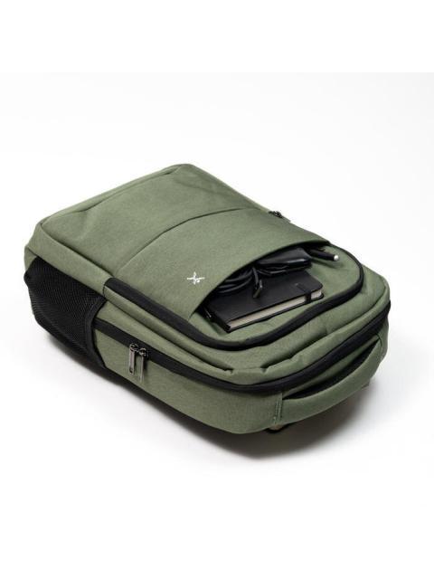 PERFECT CHOICE MOCHILA DE POLIESTER TROVA PARA LAPTOP HASTA 15.6 VERDE - Imagen 2