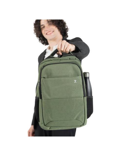 PERFECT CHOICE MOCHILA DE POLIESTER TROVA PARA LAPTOP HASTA 15.6 VERDE - Imagen 5