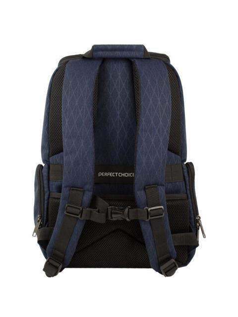 PERFECT CHOICE MOCHILA DE POLIESTER VILUX PARA LAPTOP 17 AZUL - Imagen 4