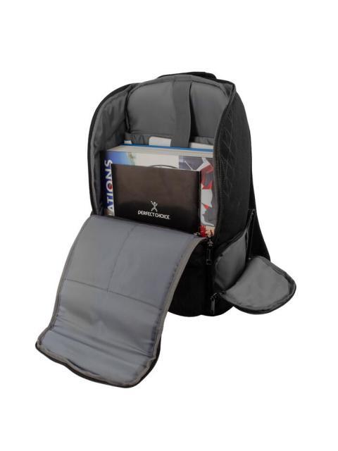 PERFECT CHOICE MOCHILA DE POLIESTER VILUX PARA LAPTOP 17 NEGRO - Imagen 5