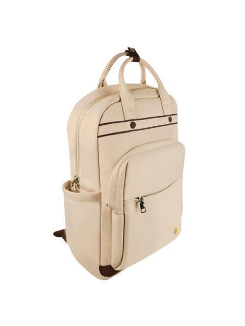 PERFECT CHOICE MOCHILA KOKETTE DE POLIESTER PARA LAPTOP 15.6 BEIGE - Imagen 2