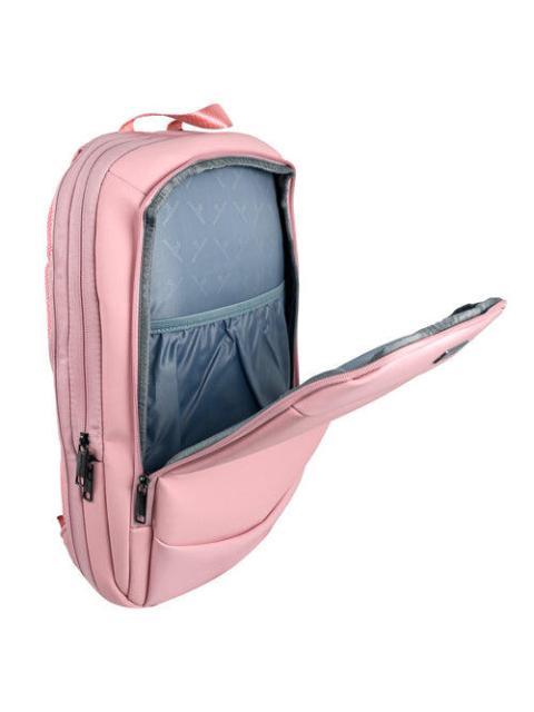 PERFECT CHOICE MOCHILA OBSIDIA DE POLIESTER PARA LAPTOP 15.6 ROSA - Imagen 7