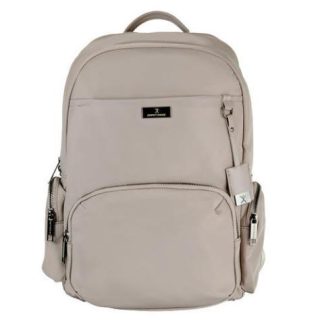 PERFECT CHOICE MOCHILA PETALIA DE POLIESTER PARA LAPTOP 15.6 BEIGE