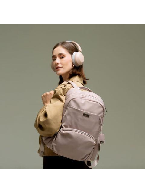 PERFECT CHOICE MOCHILA PETALIA DE POLIESTER PARA LAPTOP 15.6 BEIGE - Imagen 2