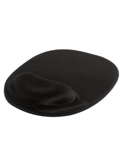 PERFECT CHOICE MOUSEPAD CON DESCANSA MUNECAS DE GEL 20X26CM GROSOR 2MM NEGRO