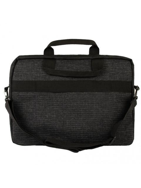 PERFECT CHOICE PORTAFOLIO DE POLIESTER GLITCH PARA LAPTOP 15.6 NEGRO - Imagen 4