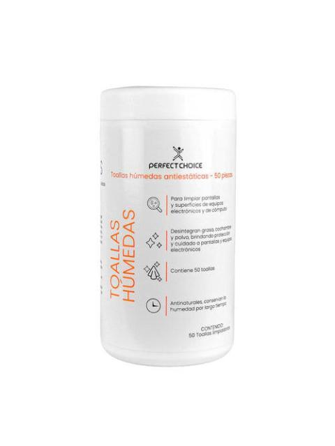 PERFECT CHOICE TOALLAS HUMEDAS PC-030379 50 PIEZAS