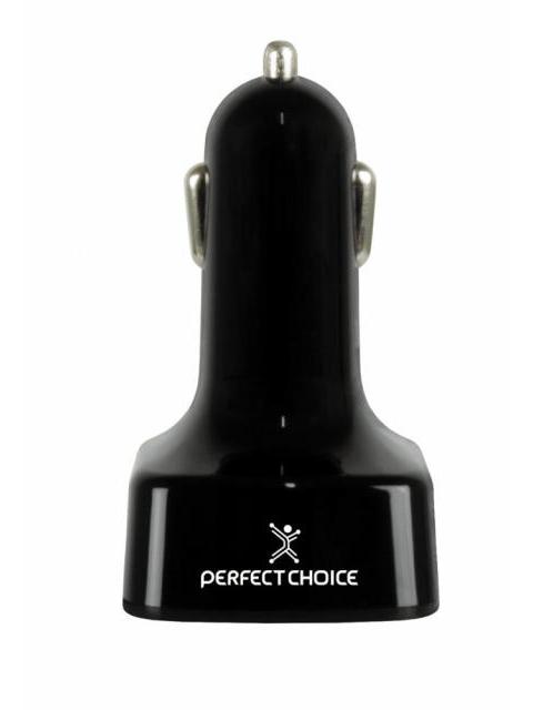 PERFECT CHOICE TRANSMISOR FM PARA AUTO PC-331148 2X USB BLUETHOOTH NEGRO - Imagen 3
