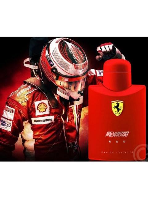 PERFUMADA MASCULINA FERRARI RED 125ML EDT - Imagen 7