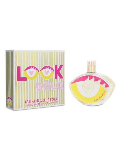 PERFUME AGATHA RUIZ DE LA PRADA LOOK GOLD 80ML EDT FLORAL FRUTAL