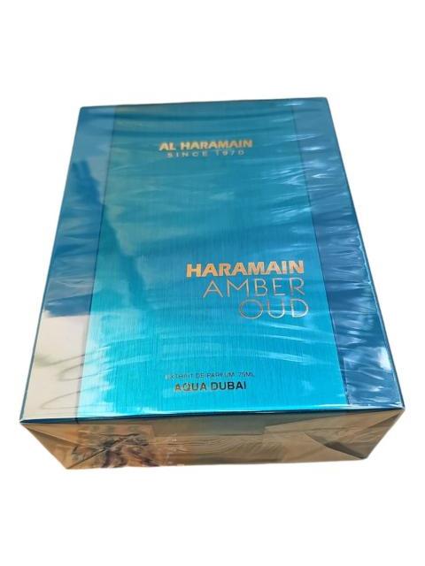 PERFUME AL HARAMAIN AMBER OUD AQUA DUBAI EDP 75ML - Imagen 4