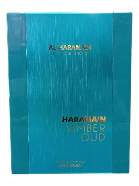 PERFUME AL HARAMAIN AMBER OUD AQUA DUBAI EDP 75ML - Imagen 7