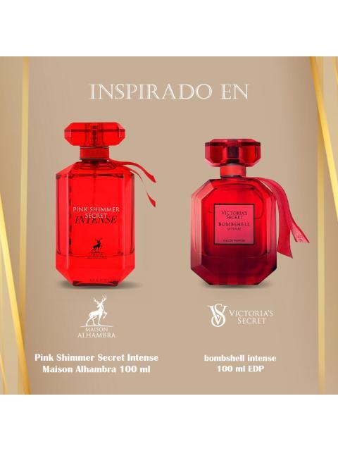 PERFUME ALHAMBRA PINK SHIMMER INTENSE MUJER 100ML EAU DE PARFUM - Imagen 3