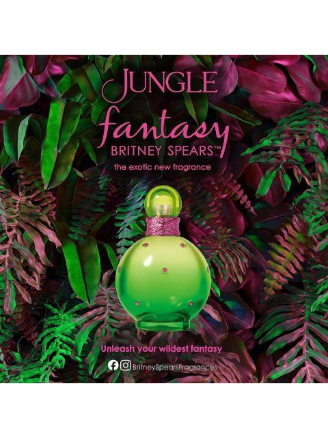 PERFUME BRITNEY SPEARS FANTASY JUNGLE 100ML EDT MUJER FLORAL GOURMAND - Imagen 5