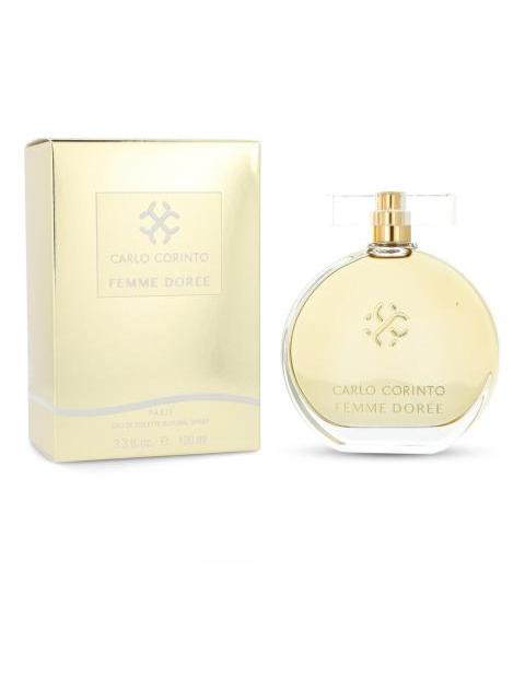PERFUME CARLO CORINTO FEMME DOREE 100 ML EAU DE TOILETTE FLORAL