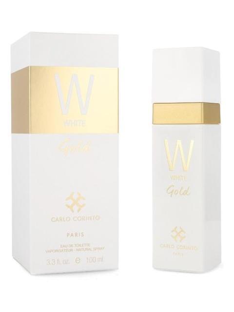 PERFUME CARLO CORINTO WHITE GOLD MUJER FLORAL FRUTAL 100ML EDT