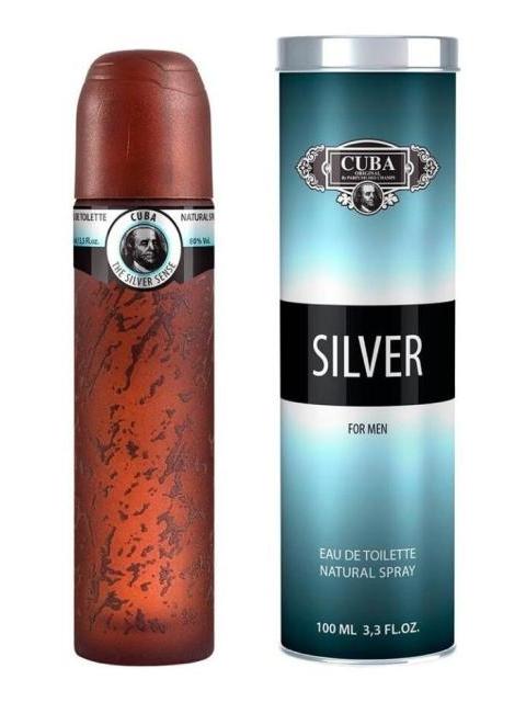 PERFUME CUBA SILVER MEN 100ML EDT - Imagen 3