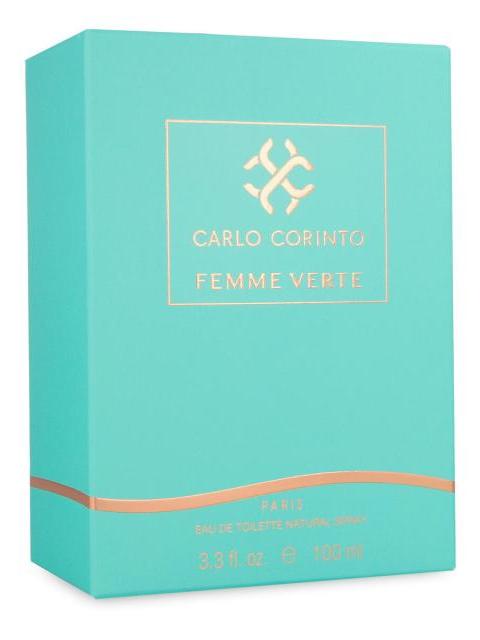 PERFUME DAMA CARLO CORINTO FEMME VERTE 100 ML EDT - Imagen 3