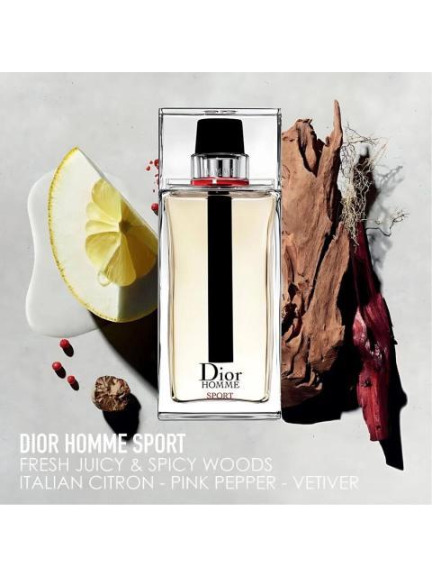 PERFUME DIOR HOMME SPORT EAU DE TOILETTE 125ML HOMBRE AMADERADO - Imagen 5