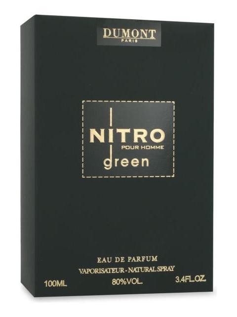 PERFUME DUMONT PARIS NITRO GREEN EAU DE PARFUM 100ML AROMATICO FOUGERE - Imagen 3