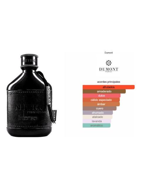 PERFUME DUMONT PARIS NITRO INTENSE EDP 100 ML AMADERADO VEGANO - Imagen 7