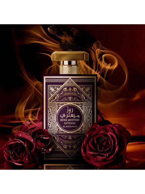 PERFUME EAU DE PARFUM AL WATANIAH ROSE MYSTERY INTENSE 100ML SPRAY FLORAL - Imagen 7