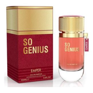 PERFUME EMPER SO GENIUS WOMEN 100ML EDP SPRAY AMADERADO FRAMBUESA MUJER