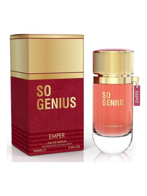 PERFUME EMPER SO GENIUS WOMEN 100ML EDP SPRAY AMADERADO FRAMBUESA MUJER