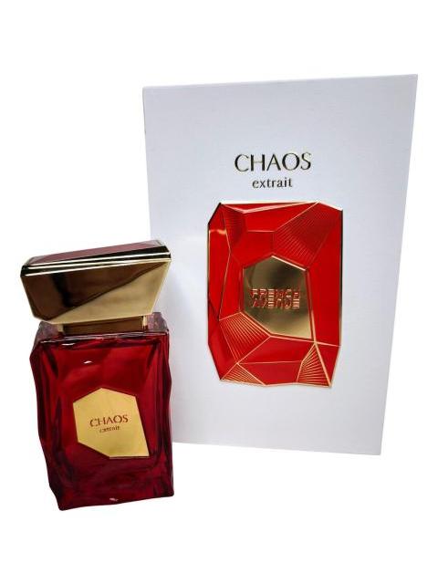 PERFUME EXTRAIT CHAOS FRENCH AVENUE UNISEX 100ML NOTAS CEREZA CUERO - Imagen 7