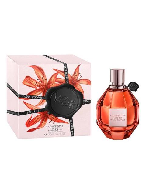 PERFUME FLOWERBOMB TIGER LILY DE VIKTOR&ROLF 100 ML - Imagen 7