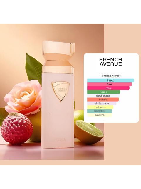 PERFUME FRENCH AVENUE DELLA EDP 100 ML AROMA FLORAL ALMIZCLE VAINILLA - Imagen 4