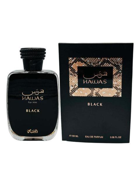 PERFUME HAWAS BLACK PARA HOMBRE DE RASASI EDP 100ML - Imagen 4