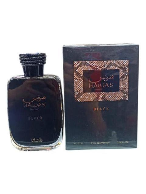 PERFUME HAWAS BLACK PARA HOMBRE DE RASASI EDP 100ML - Imagen 5